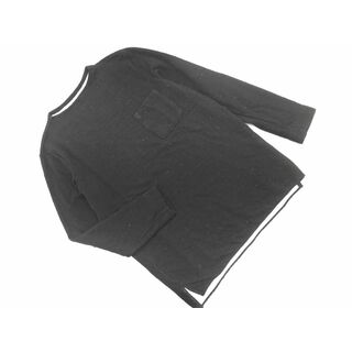 CURLY カーリー ポケット ニット セーター size1/黒 ◇■ メンズ(ニット/セーター)