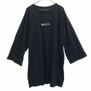 ルーカ ワッペン 半袖 Tシャツ M ブラック RVCA メンズ