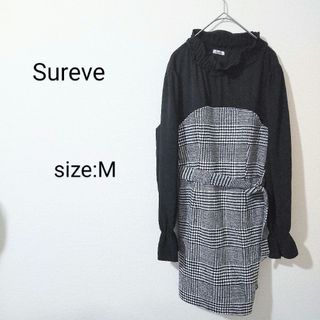 Sureve  レディース  ドッキングワンピース  チェック柄(ひざ丈ワンピース)