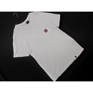 HUF ハフ ポケット Tシャツ sizeM/白 ■◆ メンズ(Tシャツ/カットソー(半袖/袖なし))