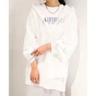 シティショップ(CITYSHOP)の新品　AP STUDIO  エーピーストゥディオ　KNITTING HOODY(カットソー(長袖/七分))