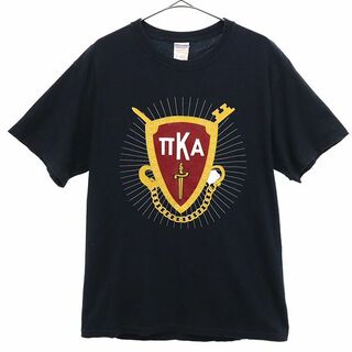 ジャージーズ(JERZEES)のジャージーズ プリント 半袖 Tシャツ M ブラック JERZEES メンズ(Tシャツ/カットソー(半袖/袖なし))