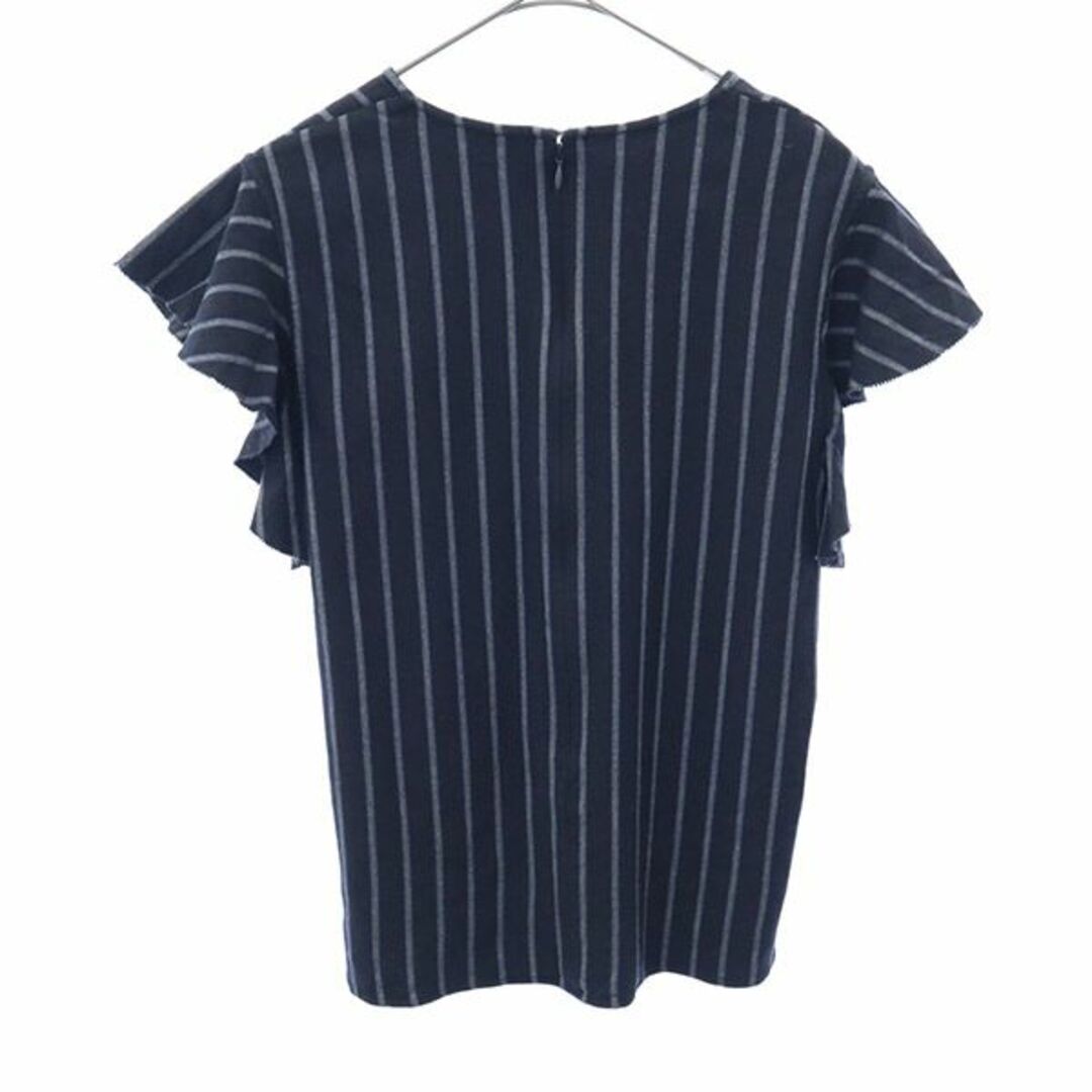 SACRA♡ストライプノースリーブブラウス