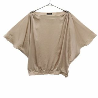 ユナイテッドアローズトウキョウ 半袖 ドルマンスリーブ ブラウス 38 ベージュ UNITED ARROWS TOKYO レディース(シャツ/ブラウス(半袖/袖なし))