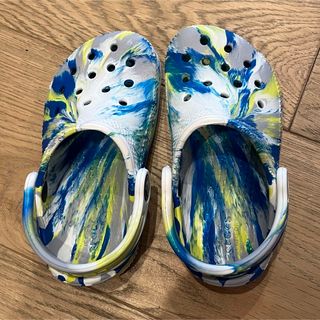 クロックス(crocs)の正規品　クロックス C 8 キッズサンダル 15.5cm 美品(サンダル)