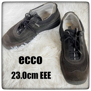 エコー(ECCO)のecco スエード 幅広スニーカー size 23.0cm EEE(スニーカー)