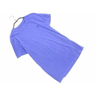 AMERICAN EAGLE アメリカンイーグル ワンポイント 刺繍 半袖 Tシャツ sizeXS/青 ■◆ メンズ