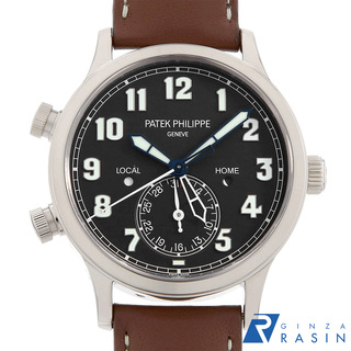 パテックフィリップ(PATEK PHILIPPE)のパテックフィリップ カラトラバ パイロット トラベルタイム  5524G-001 メンズ 中古 腕時計(腕時計(アナログ))