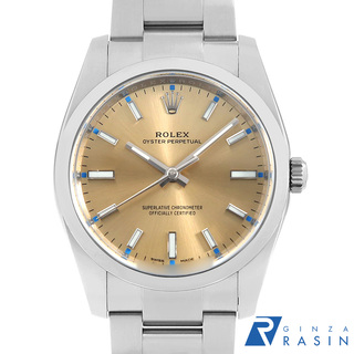 ロレックス(ROLEX)のロレックス エアキング 114200 ホワイトグレープ バー ランダム番 メンズ 中古 腕時計(腕時計(アナログ))