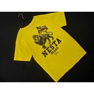 NESTA BRAND - NESTA BRAND ネスタブランド 10周年 プリント Tシャツ sizeS/黄 ■◆ メンズ