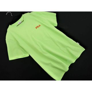 FILA - 新品 FILA フィラ ロゴ Tシャツ sizeF/黄緑 ■◆ メンズ