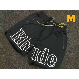 RHUDE ルード  ロゴ ショートパンツ  Mサイズ  ブラック(ショートパンツ)