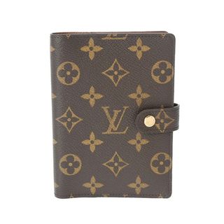 ルイヴィトン(LOUIS VUITTON)のルイヴィトン モノグラム アジェンダ PM 手帳カバー ブラウン(手帳)