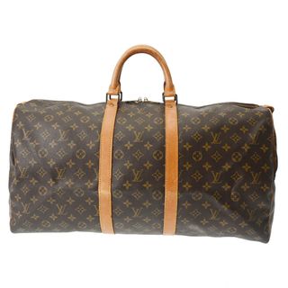 ルイヴィトン(LOUIS VUITTON)のルイヴィトン モノグラム キーポル 55 ボストンバッグ ブラウン(ボストンバッグ)