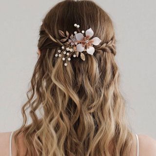 髪飾り　成人式　結婚式　お呼ばれ　ヘアアクセサリー　ヘアクリップ　ピン　浴衣　花(その他)