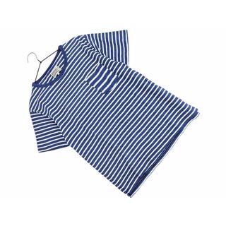 DUFFER ダファー ボーダー カットソー sizeS/白ｘ紺 ■◆ メンズ(Tシャツ/カットソー(半袖/袖なし))