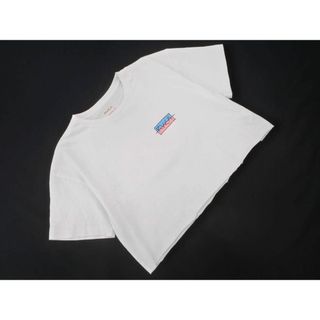 RVCA ルーカ ショート丈 ロゴ プリント カットソー sizeXS/白 ■◆ レディース(カットソー(半袖/袖なし))