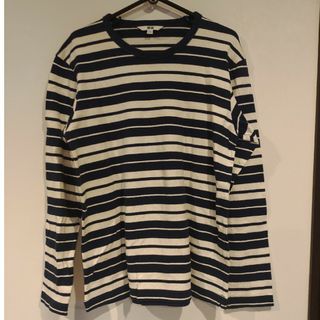 ユニクロ(UNIQLO)の☆美品☆ユニクロ長袖Tシャツ　Mサイズ(Tシャツ(長袖/七分))