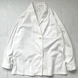 ワイズ(Y's)の90s Y's ワイズ コットン長袖 シャツ ジャケット 白 ヨウジヤマモト(シャツ/ブラウス(長袖/七分))