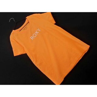 ロキシー(Roxy)のROXY ロキシー ロゴ Tシャツ sizeS/オレンジ ■◆ レディース(Tシャツ(半袖/袖なし))