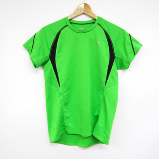 ティゴラ 半袖Ｔシャツ クルーネック スポーツウェア トップス メンズ Sサイズ グリーン TIGORA(Tシャツ/カットソー(半袖/袖なし))