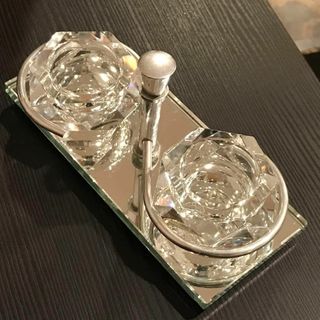美品オールドバカラ☆ソルト&ペッパー 欲する 調味料入れ☆希少☆六 美品オールドバカラ☆ソルト&ペッパー 欲する 調味料入れ☆希少☆六