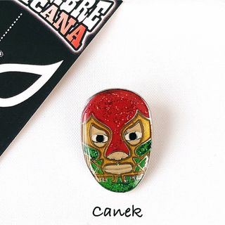 カネック ピンバッジ⭐︎ プロレス ルチャリブレ バッチ　メキシコ 雑貨(格闘技/プロレス)