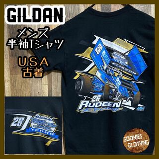 ギルタン(GILDAN)のギルダン ルーディーン 26 2019 レース 車 メンズ 古着 半袖 Tシャツ(Tシャツ/カットソー(半袖/袖なし))