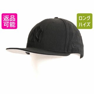 限定 デッドストック ニューエラ ヤンキース ベースボール キャップ 61.5cm / NEW ERA 帽子 MLB オフィシャル メジャーリーグ 大リーグ 黒(キャップ)