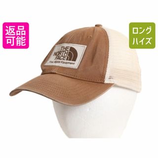 ザノースフェイス(THE NORTH FACE)のノースフェイス メッシュ ベースボール キャップ  フリーサイズ / The North face 帽子 アウトドア トラッカー 2トーン ボックスロゴ 刺繍(キャップ)