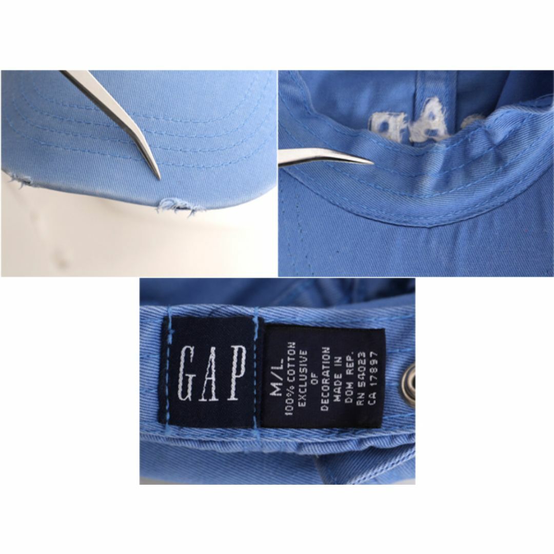 ヴィンテージ加工 90s OLD GAP ベースボール キャップ メンズ ヴィンテージ加工 90s OLD GAP ベースボール キャップ メンズ