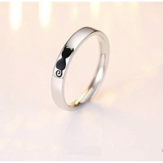新品　リング　指輪　黒猫リング　フリーサイズ　猫指輪　レディースアクセサリー(リング(指輪))