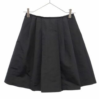 ユナイテッドアローズトウキョウ ミニ丈 プリーツスカート 36 ブラック UNITED ARROWS TOKYO レディース(ミニスカート)