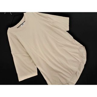 マウジー(moussy)のAZUL basic アズールバイマウジー カットソー sizeM/ベージュ ■◆ レディース(カットソー(半袖/袖なし))