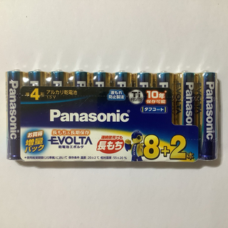 Panasonic - 【新品未開封】パナソニック　アルカリ乾電池　単4形　10本入　エボルタ