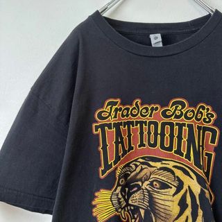 ビンテージ古着　TRADER BOB's プリントメンズ　半袖tシャツ(Tシャツ/カットソー(半袖/袖なし))