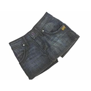 ジースター(G-STAR RAW)のG-STAR RAW ジースターロゥ ミニ デニムスカート size25/青 ■◆ レディース(ミニスカート)