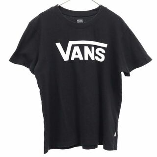 VANS - バンズ ロゴプリント 半袖 Tシャツ M ブラック VANS レディース