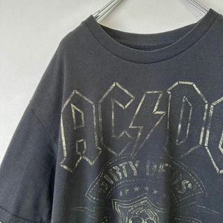 ビンテージ　古着　AC/DC バンド　メンズ　半袖tシャツ　mサイズ　黒(Tシャツ/カットソー(半袖/袖なし))