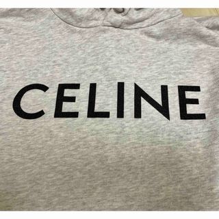 celine - Celine オーバーサイズ ロゴプリント パーカー フーディ