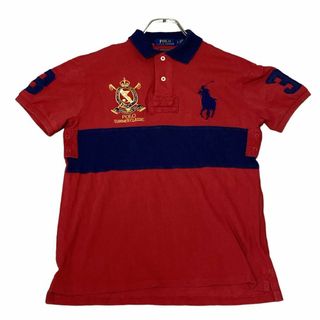 ポロラルフローレン(POLO RALPH LAUREN)のポロラルフローレン 半袖ポロシャツ ビッグポニー エンブレム 夏物古着i34(ポロシャツ)