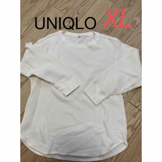 UNIQLO - UNIQLOワッフルロンTサイズX L