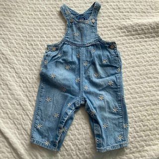 ベビーギャップ(babyGAP)のbabyGAP 花柄オーバーオール(パンツ)