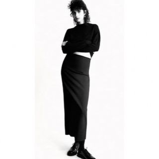 ザラ(ZARA)のZARA ザラ　ZW COLLECTION フィット ミディスカート　M(ロングスカート)