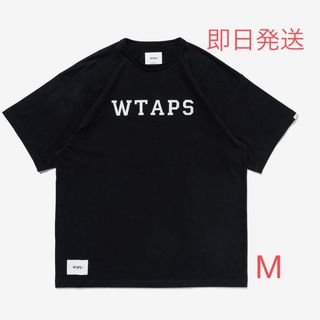 ダブルタップス(W)taps)のWTAPS ACADEMY / SS / COTTON. COLLEGE 黒M(Tシャツ/カットソー(半袖/袖なし))