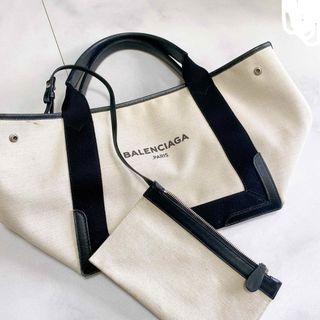 バレンシアガ(Balenciaga)のバレンシアガ　カバス　M ミディアム　ブラック　中古品(トートバッグ)