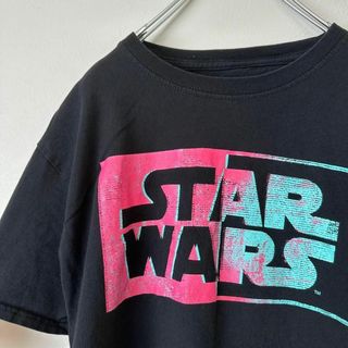 STARS WARS スターウォーズ　メンズ　プリント　半袖tシャツ　黒(Tシャツ/カットソー(半袖/袖なし))