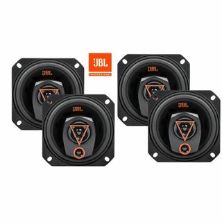 4個セット　JBL 4TRMS80 コアキシャル カースピーカー 10cm 4Ω(カーオーディオ)