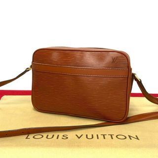 ルイヴィトン(LOUIS VUITTON)のほぼ未使用 LOUIS VUITTON ルイヴィトン ヴィンテージ トロカデロ エピ レザー 本革 ショルダーバッグ ポシェット ケニアブラウン 24547(ショルダーバッグ)