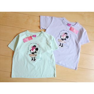 ディズニー(Disney)の新品ミニー*子供服Ｔシャツ*未使用ディズニー*送料無料キッズ*Disney半袖(Tシャツ/カットソー)